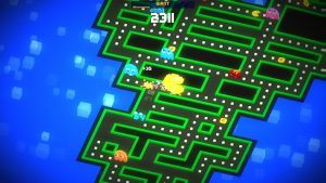 One of Pac-Man's new abilities is to turn giant, which lets him flatten ghosts.