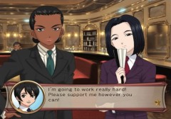 Sagiitta and Subaru ponder Shinjiro's words. Source image from GameSpot (gamespot.com).