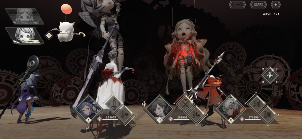 NieR:Re[in]carnation got a SINoALICE collab of their own, featuring that game's characters dressed as Alice, Snow White, and Red Riding Hood.