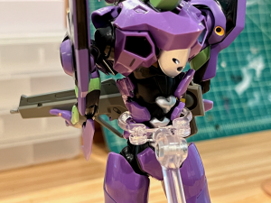 Tamashii SPEC EVA-01. Note that the top torso plate is broken on their left side.